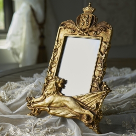 アンティーク ブロンズミラーサムネイル1