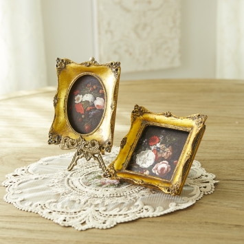バロックゴールド ミニフレーム2個セット